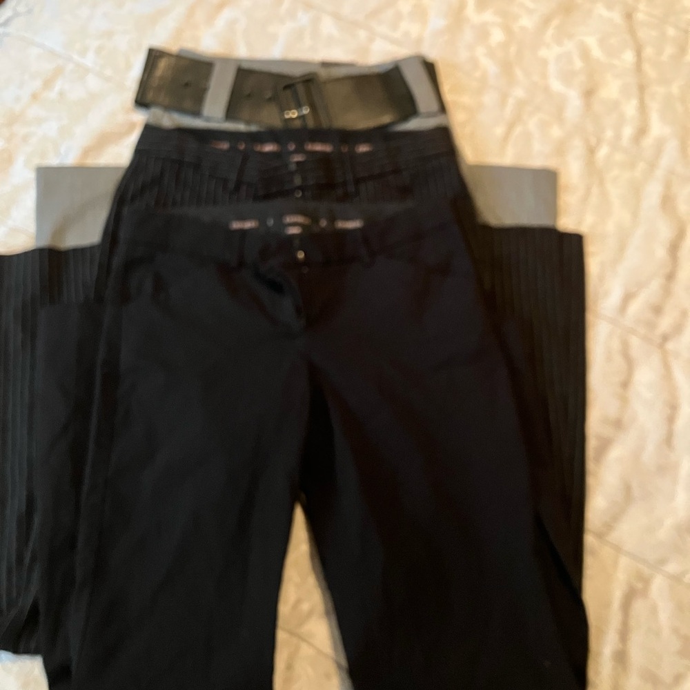 EXPRESS 3 pairs bell bottom pans. Grey pair brand new with tags.